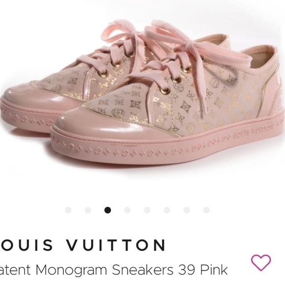 Louis Vuitton Patent Sneaker Pink Suede - Picture 1 of 7